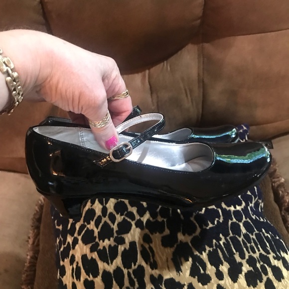 NINA kids NEW Patent look Girls Size 31/2  Heels - Picture 7 of 11